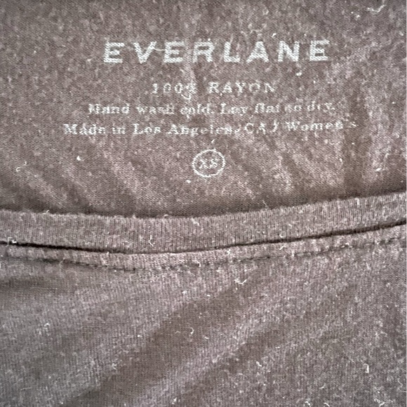Everlane long-sleeved tee / size XS / black - Picture 2 of 2